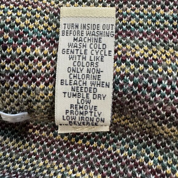 Ruff Hewn Woman Multicolor Asymmetrical Hem Southwestern Open Cardigan Size XL - Picture 7 of 9